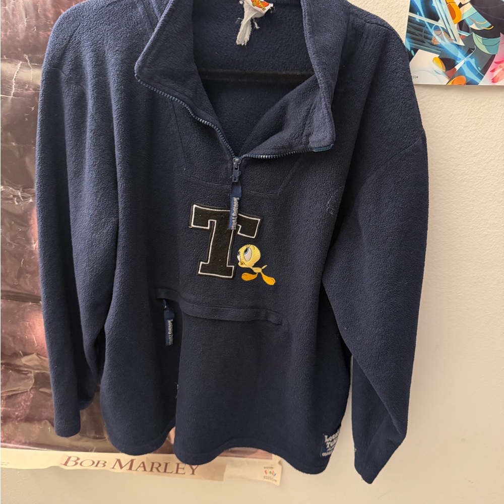 vintage looney tunes quarter zip